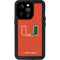 University of Miami Hurricanes Jersey iPhone 14 Pro Waterproof Case