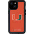 University of Miami Hurricanes Jersey iPhone 15 Waterproof Case