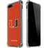 University of Miami Hurricanes Jersey iPhone 7/8 Plus Clear Case