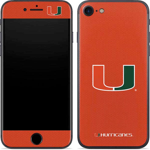 University of Miami Hurricanes Jersey iPhone 8 Skin