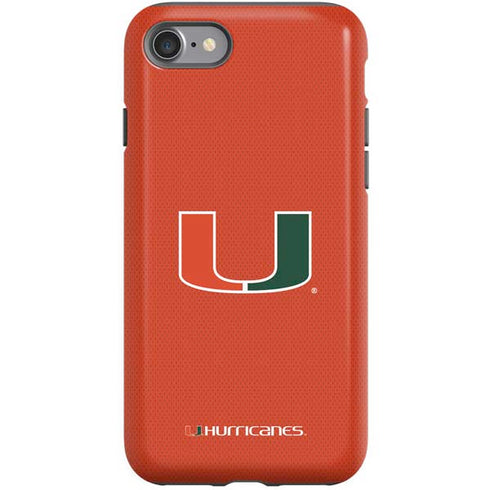 University of Miami Hurricanes Jersey iPhone SE (2nd & 3rd Gen) Pro Case