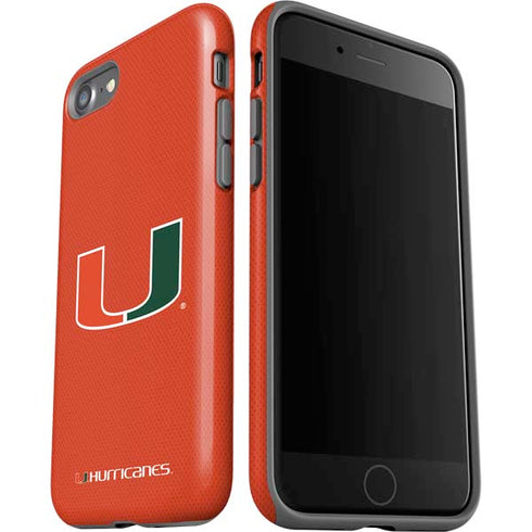 University of Miami Hurricanes Jersey iPhone SE (2nd & 3rd Gen) Pro Case
