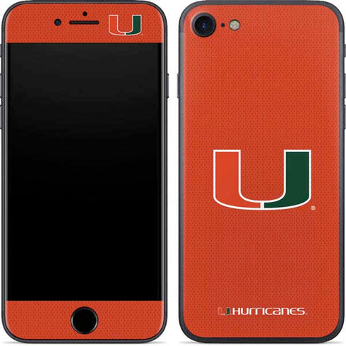 University of Miami Hurricanes Jersey iPhone SE (2nd & 3rd Gen) Skin