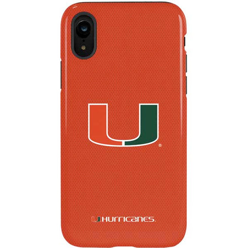 University of Miami Hurricanes Jersey iPhone XR Pro Case