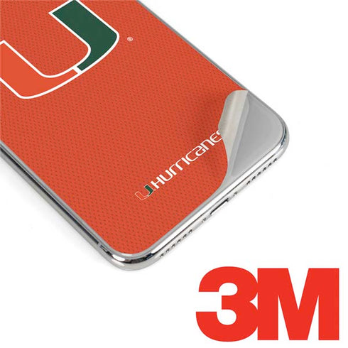 University of Miami Hurricanes Jersey iPhone XS Max Skin