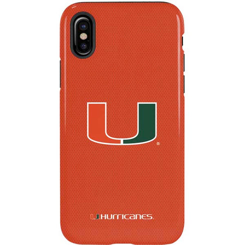 University of Miami Hurricanes Jersey iPhone XS Pro Case