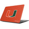University of Miami Hurricanes Jersey Apple MacBook Skin