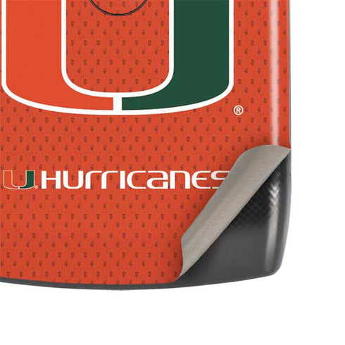 University of Miami Hurricanes Jersey Motorola RAZR Skin