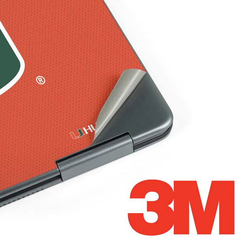 University of Miami Hurricanes Jersey Notebook 9 Pro 13in (2017) Skin