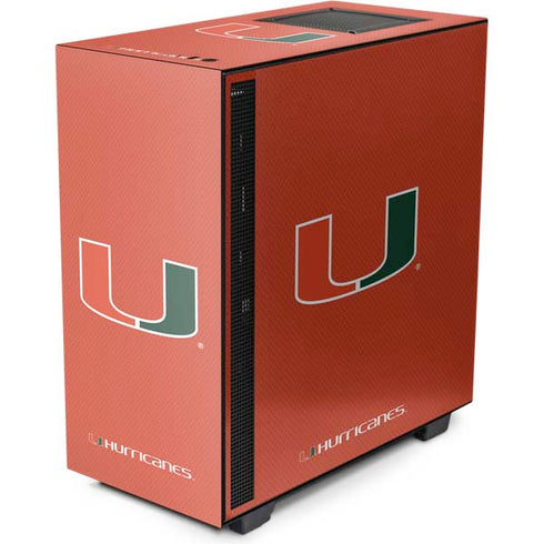 University of Miami Hurricanes Jersey NZXT H510 Compact ATX Mid-Tower Case Skin