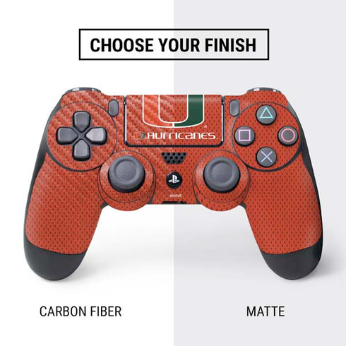 University of Miami Hurricanes Jersey PS4 Controller Skin