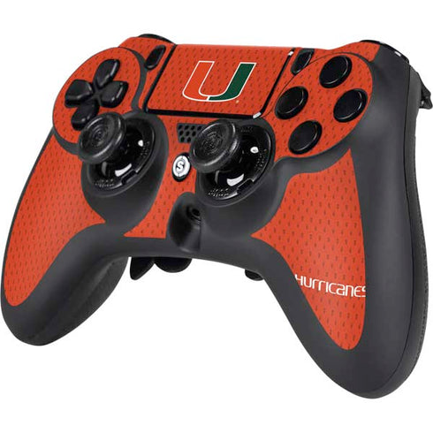 University of Miami Hurricanes Jersey PS4/PC SCUF Impact Controller Skin