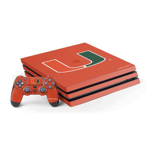 University of Miami Hurricanes Jersey PS4 Pro Bundle Skin