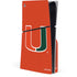 University of Miami Hurricanes Jersey PS5 Slim Disk Console Skin