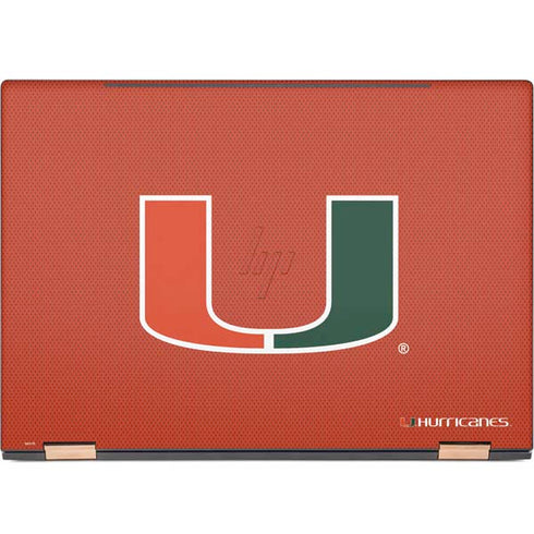 University of Miami Hurricanes Jersey HP Spectre Skin