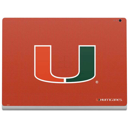 University of Miami Hurricanes Jersey Surface Book 2 13.5in Skin