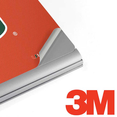 University of Miami Hurricanes Jersey Surface Book 2 13.5in Skin
