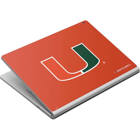 University of Miami Hurricanes Jersey Surface Book Skin