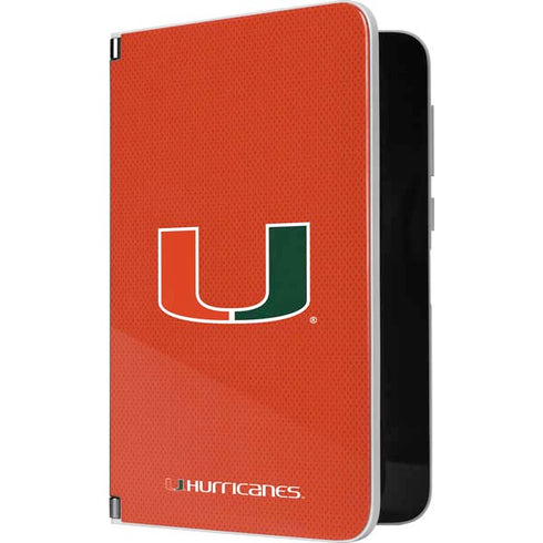 University of Miami Hurricanes Jersey Surface Duo Skin