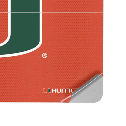 University of Miami Hurricanes Jersey Surface Laptop Studio Skin