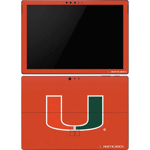 University of Miami Hurricanes Jersey Surface Pro 6 Skin