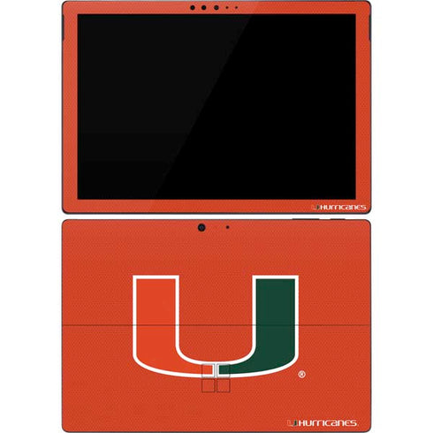 University of Miami Hurricanes Jersey Surface Pro 7 Skin