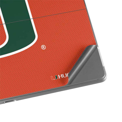 University of Miami Hurricanes Jersey Surface Pro 8 Skin