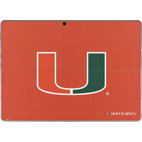 University of Miami Hurricanes Jersey Surface Pro 9 Skin