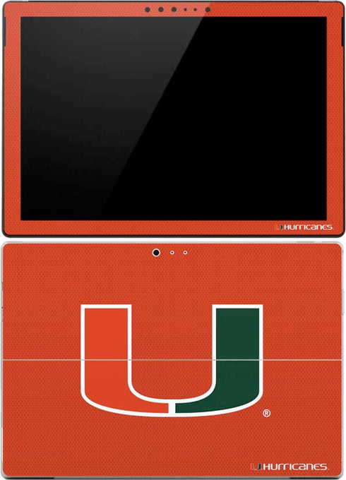 University of Miami Hurricanes Jersey Surface Pro (2017) Skin