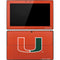 University of Miami Hurricanes Jersey Surface Pro Tablet Skin