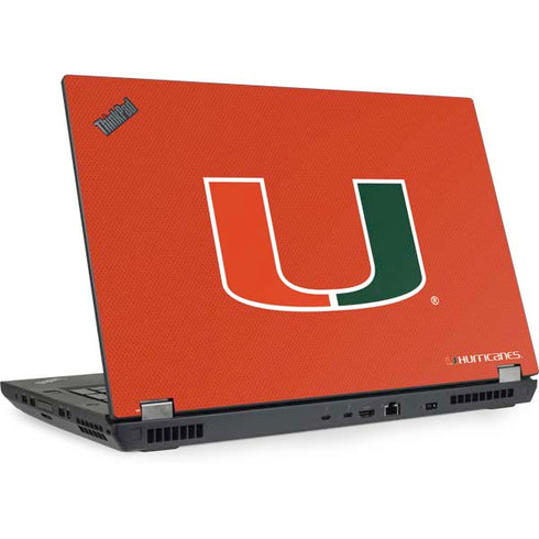 University of Miami Hurricanes Jersey Lenovo ThinkPad Skin