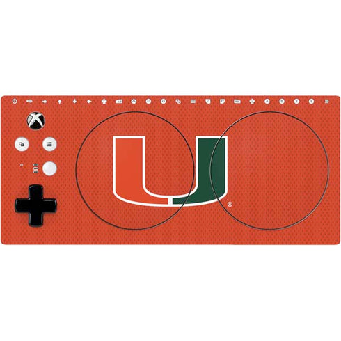 University of Miami Hurricanes Jersey Xbox Adaptive Controller Skin