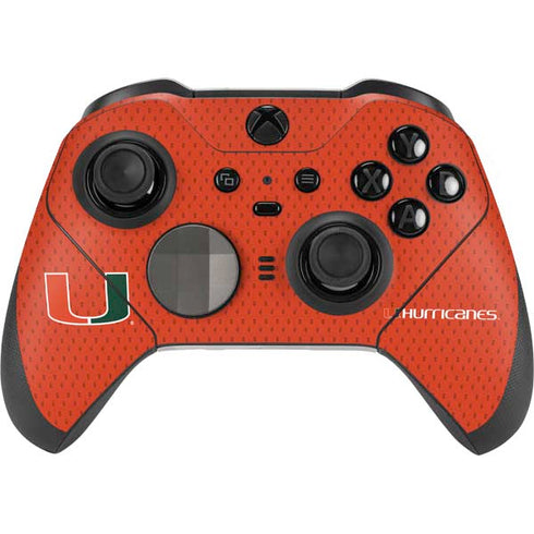 University of Miami Hurricanes Jersey Xbox Elite Wireless Controller Series 2 Skin