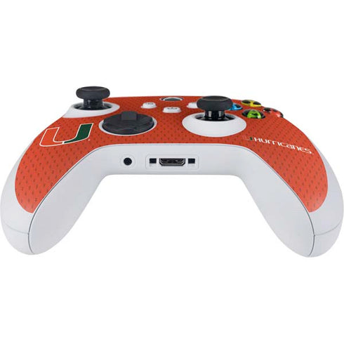 University of Miami Hurricanes Jersey Xbox Series S Controller Skin