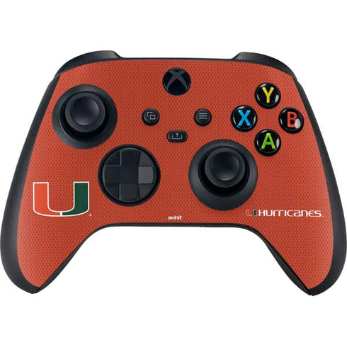 University of Miami Hurricanes Jersey Xbox Series X Bundle Skin