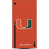University of Miami Hurricanes Jersey Xbox Series X Console Skin
