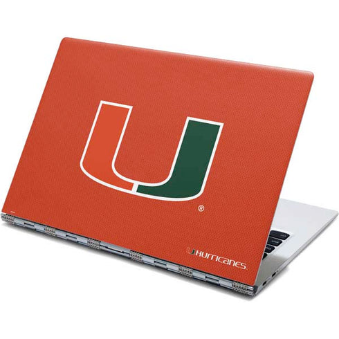 University of Miami Hurricanes Jersey Yoga 910 2-in-1 14in Touch-Screen Skin