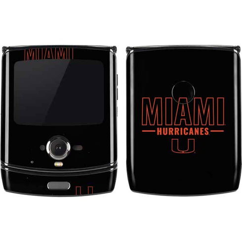 University of Miami Hurricanes Motorola RAZR Skin