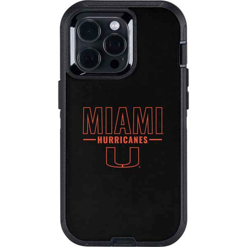 University of Miami Hurricanes Otterbox Defender iPhone Skin