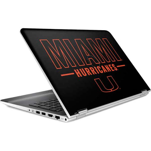 University of Miami Hurricanes HP Pavilion Skin