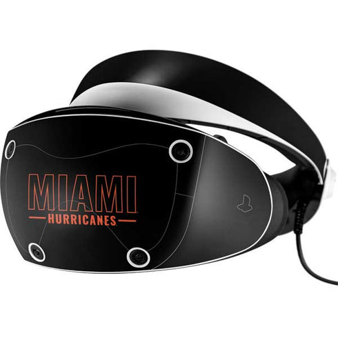 University of Miami Hurricanes PlayStation VR2 Skin