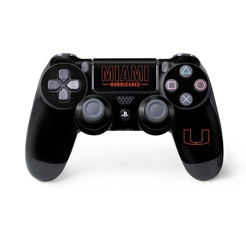 University of Miami Hurricanes PS4 Controller Skin