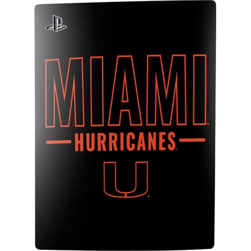 University of Miami Hurricanes PS5 Bundle Skin