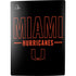 University of Miami Hurricanes PS5 Console Skin