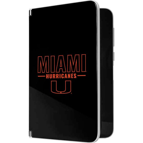 University of Miami Hurricanes Surface Duo Skin