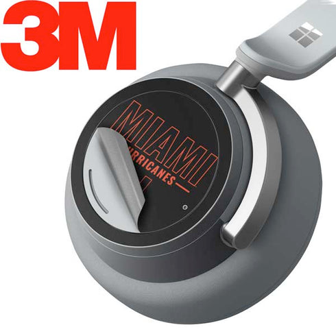 University of Miami Hurricanes Surface Headphones Skin