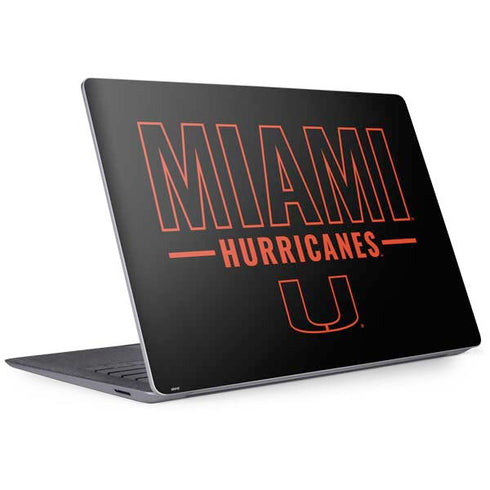 University of Miami Hurricanes Surface Laptop 3 13.5in Skin