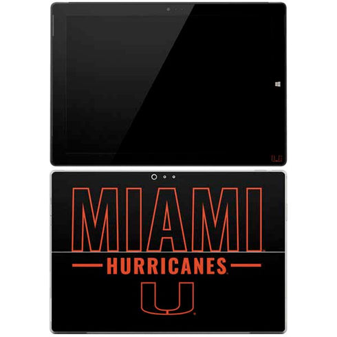 University of Miami Hurricanes Surface Pro 3 Skin