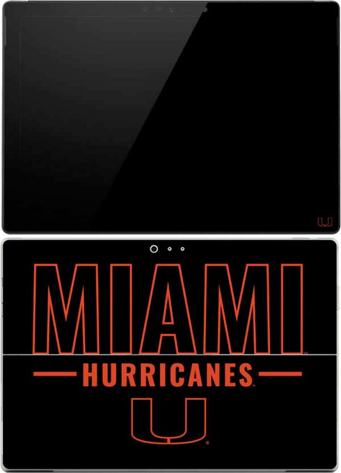 University of Miami Hurricanes Surface Pro (2017) Skin