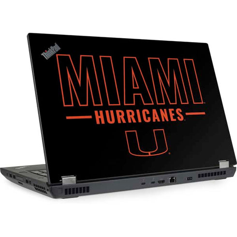 University of Miami Hurricanes Lenovo ThinkPad Skin